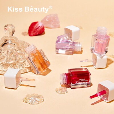 Kiss Beauty水感透亮唇油 嘟嘟唇学生滋润唇蜜珠光带闪镜面唇釉