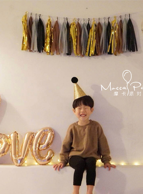 Mc.摩卡派对生日布置闪烁气氛灯串LED发光字母灯数字红色爱心电池