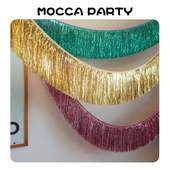 ins流苏雨丝帘儿童周岁生日场景布置装 饰拉旗毕业圣诞结婚纪念日