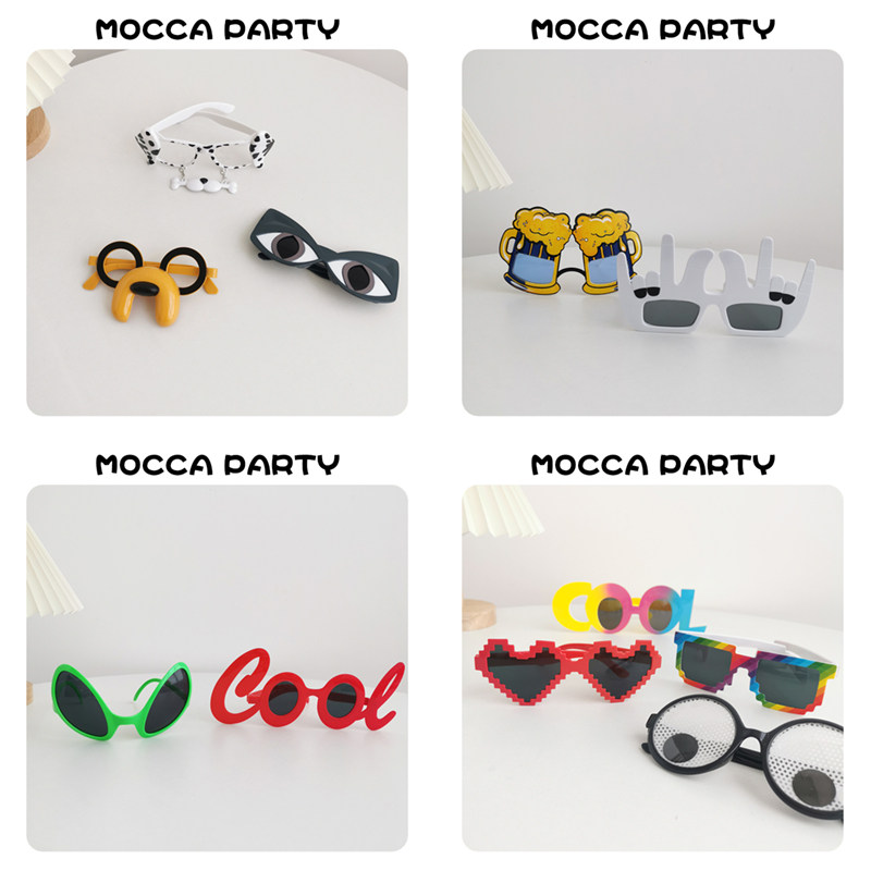 新款个性生日眼镜搞怪眼镜男生情侣拍照成人派对气氛道具创意装饰