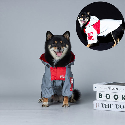 The Dog Face狗狗保暖防风冲锋衣夹克运动宠物衣服防水反光狗衣服