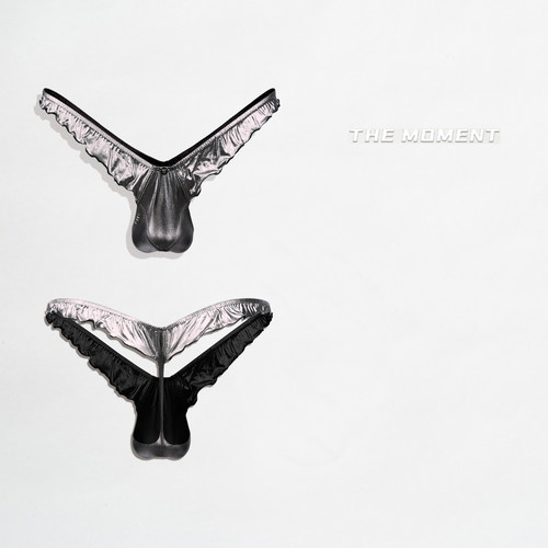 原创仿金属花边趴体店夜低腰丁字裤情单丁色设计师款25新款男士