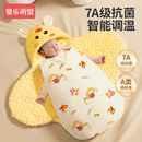 包被初生婴儿纯棉a类睡袋二合一新出生宝宝专用秋冬加厚两用抱被