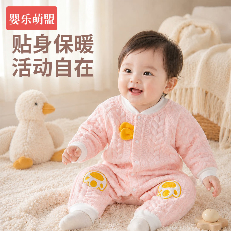 婴幼儿小公主衣服a类纯棉连体衣