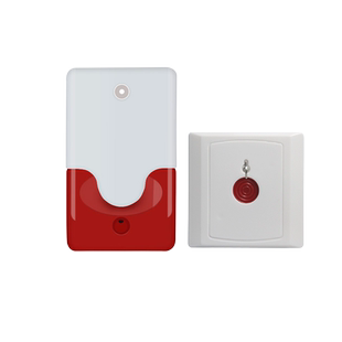 残疾人呼叫按钮卫生间声光报警器 220V有线无障碍紧急求助声光