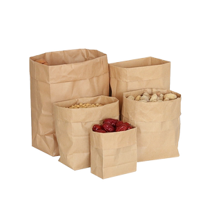 牛皮纸袋食品袋冰箱蔬菜收纳袋烘焙包装袋子食品用包装袋加厚防油