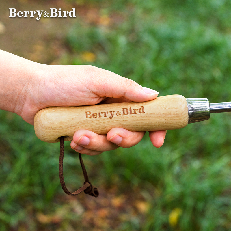 Berry&Bird园艺工具不锈钢三爪家用种花盆栽户外花园松土耙子小型