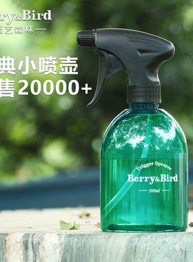 Berry&Bird园艺森林小号喷壶浇花家用消毒打药工具多肉专用气压式
