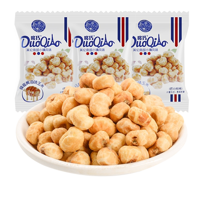 哆巧素烧玉米粒500g芝士味零食蜂蜜黄金玉米豆爆米花休闲小吃文氏