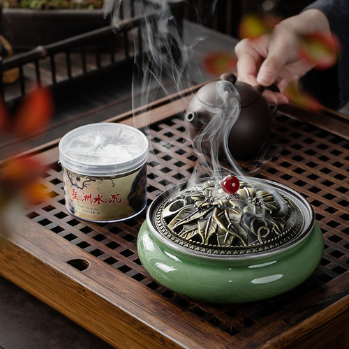 茶道香炉陶瓷家用室内