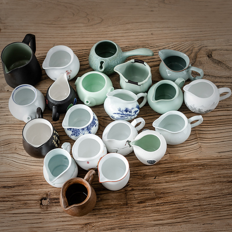 特价清仓紫砂公道杯茶海分茶器功夫茶具茶道配件套装大号奶壶均茶