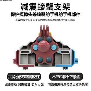 M85c Nz中置手机支架Y形减震导航 F90m 9号电动车手机支架F2z