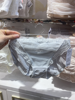 tutuanna专柜正品25新款蕾丝花甜美舒适透气棉裆中腰三角裤