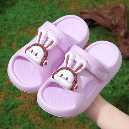 夏季儿童洞洞鞋男童女童涉水沙滩鞋轻便镂空凉鞋防水一脚蹬童鞋