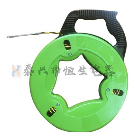 鱼形型穿墙线 拉线器 花线玻纤尼龙绿色 电工用30M cable puller