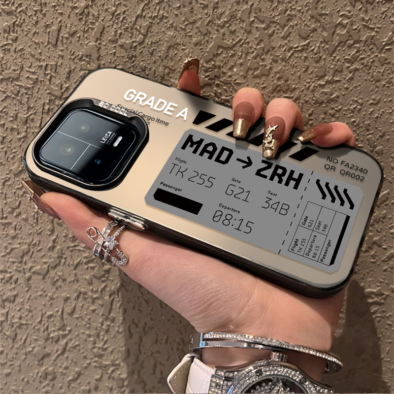 适用于小米13pro手机壳磨砂标签图形高级感全包12s防摔超薄12x红米K60至尊版新款11ultra女生k40套k50pro男硬