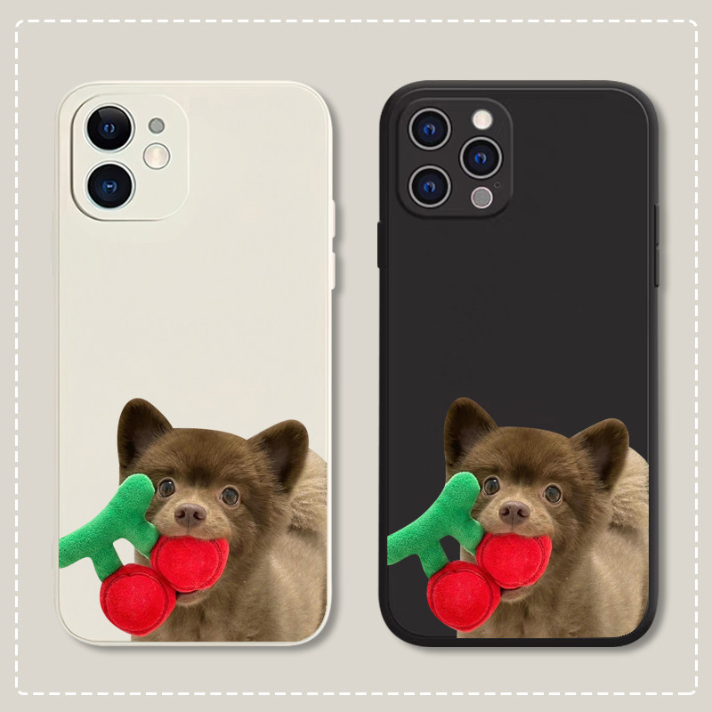 可爱小狗适用iPhone15promax手机壳苹果13/12小米14华为mate60透明xr红米K60/xsmax/11/SE荣耀80/vivoX90S