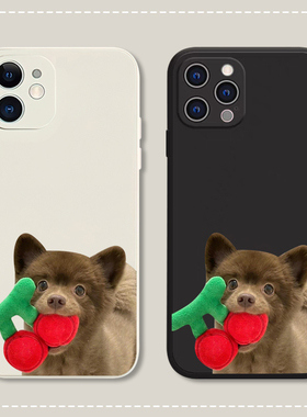 可爱小狗适用iPhone15promax手机壳苹果13/12小米14华为mate60透明xr红米K60/xsmax/11/SE荣耀80/vivoX90S