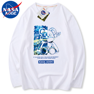 打底衫上衣服潮流圆领