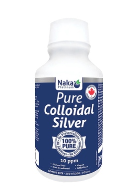 Naka Pure Colloidal Silver天然100%纯胶体银水净化免yi皮肤yan