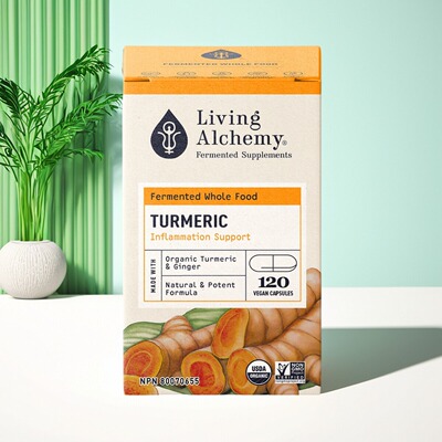 加拿大 Living Alchemy Turmeric Alive 有机发酵活性姜黄 高吸收