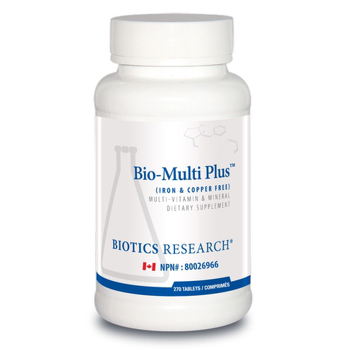 加拿大直邮 Biotics Research Bio-Multi Plus Iron & Copper Fre