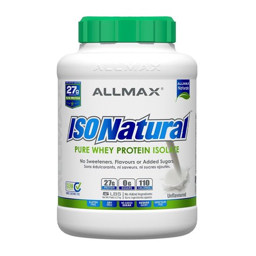 加拿大 AllMAX 分离乳清蛋白粉 大容量5磅 无糖 男女增肌健身补充