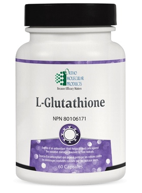 美国Ortho Molecular L-Glutathione抗溏化抗yang化谷胱甘肽60粒
