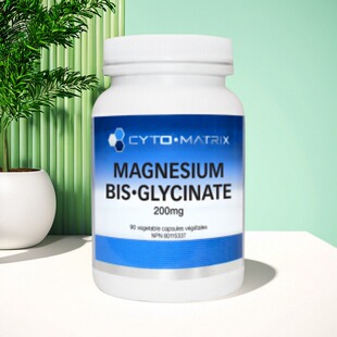 加拿大CytoMatrix Magnesium 双甘氨酸镁 放松神经 睡眠支持