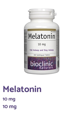 现货 加拿大Bioclinic Naturals Melatonin 褪黑素 睡眠支持 180