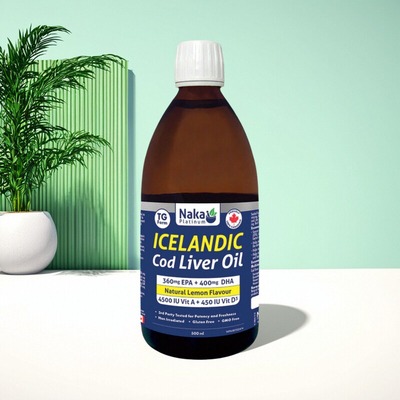 加拿大 Naka Icelandic Cod Liver Oil 冰岛鳕鱼肝油 TG 形式