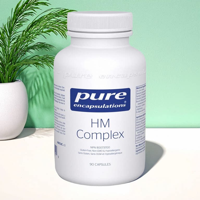 加拿大Pure HM Complex复合 肝脏支持 代谢免yi功能 改性柑橘果胶