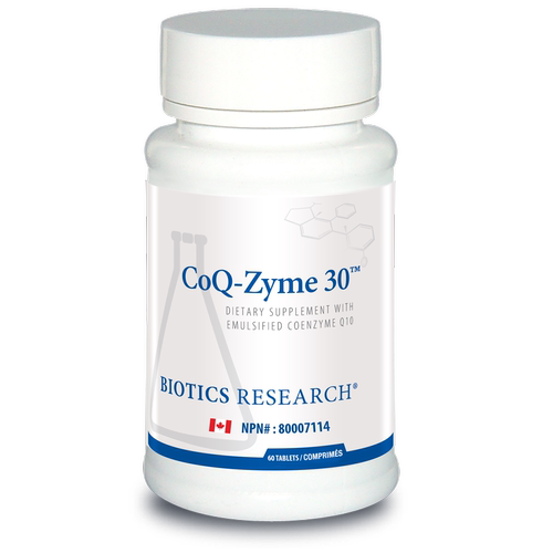 加拿大直邮 Biotics Research CoQ-Zyme 30 60T Micro-Emulsified