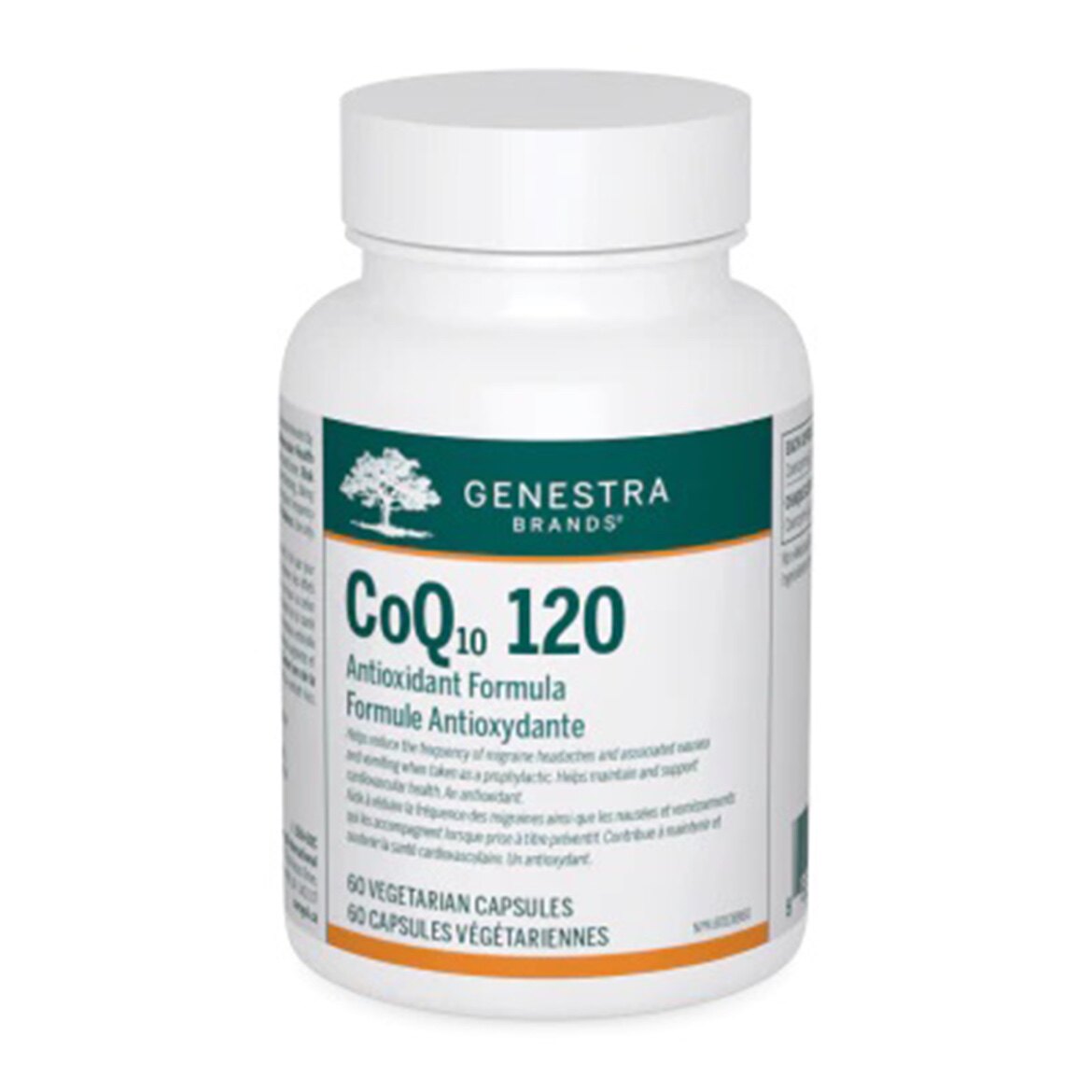 加拿大 Genestra CoQ10 120辅酶Q10还原型 保护心脏卵巢120mg