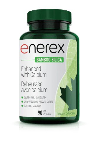 加拿大直邮 Enerex Bamboo Silica with Calcium (VCaps)竹硅