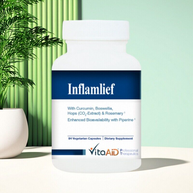 加拿大 VitaAid Inflamlief 姜黄素复合配方 缓解肿胀 草本提取