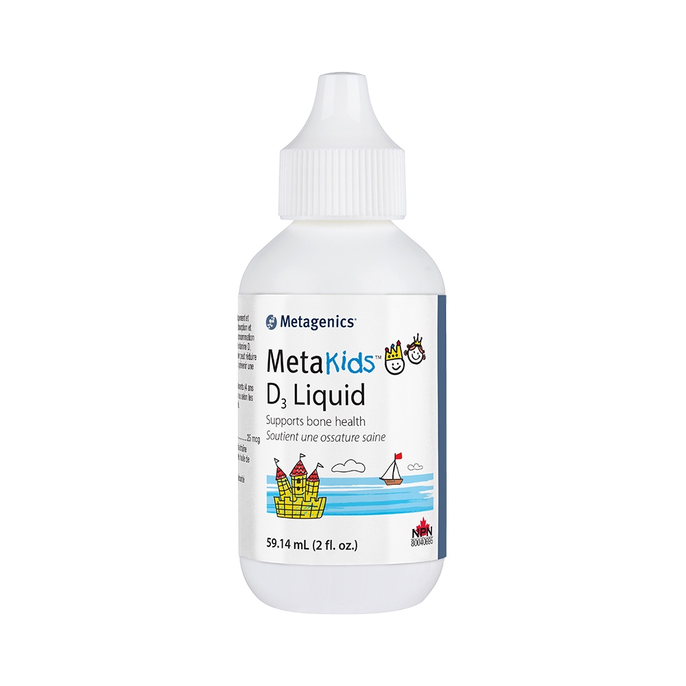 加拿大 麦特金尼斯 MetaKids D3 儿童液体维生素D3 1000IU