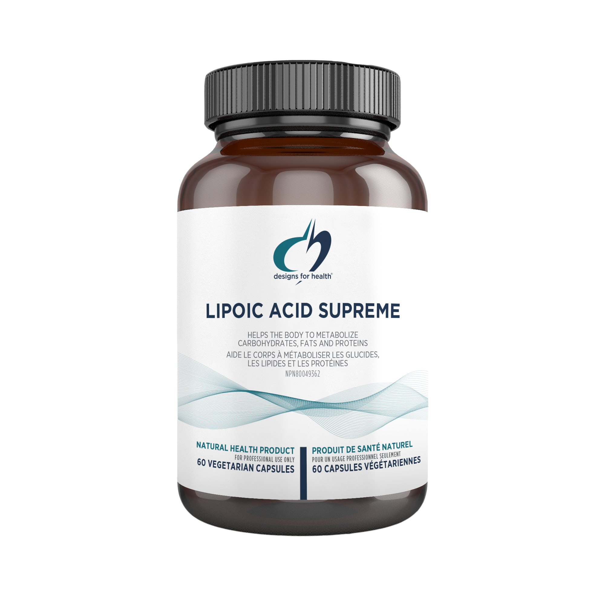 健康设计Designs for Health Lipoic Acid Supreme &alpha;-硫辛酸素食