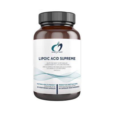 健康设计Designs for Health Lipoic Acid Supreme α-硫辛酸素食