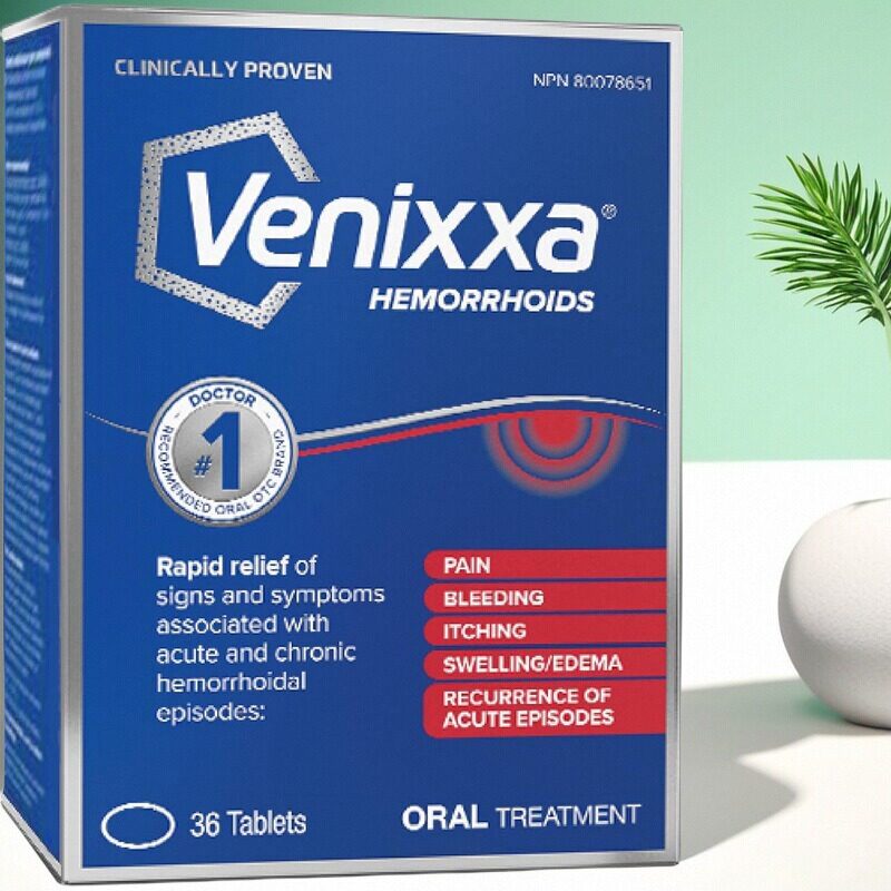 现货 加拿大Venixxa 缓解急性慢性 疼肿胀发红 肛门不适 缓解痔疮