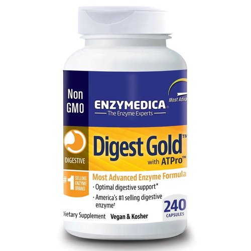 加拿大Enzymedica Digest Gold 含ATpro 黄金消化酶 240粒