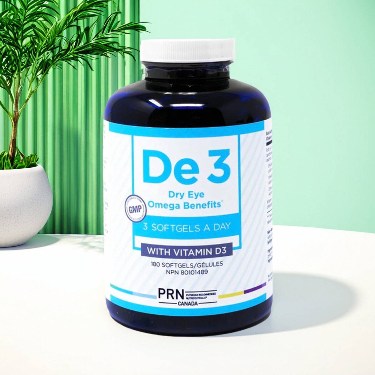 加拿大 PRN Omega De3 欧米伽 干眼症 眼睛健康支持 RTG形式180粒