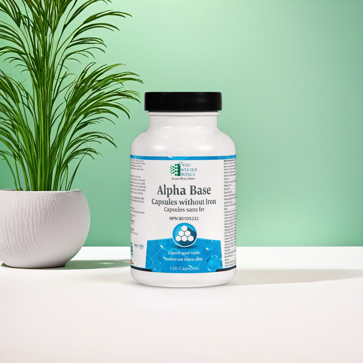 加拿大Ortho Molecular Alpha Base 复合维生素 代谢支持对抗压力