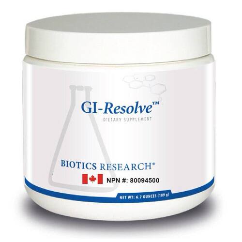 加拿大直邮 Biotics Research GI-Resolve肠胃营养配方189克