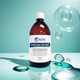 加拿大 NFH COD LIVER OIL SAP 鳕鱼肝油 视力保护 骨骼生长 认知