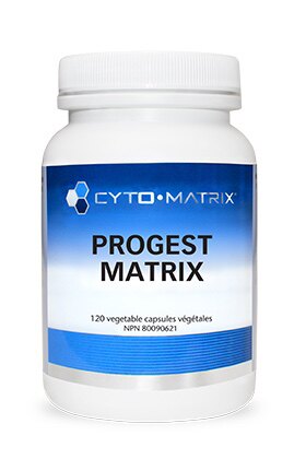 加拿大CytoMatrix Progest Matrix孕酮配方吸收佳经前宗合症120粒
