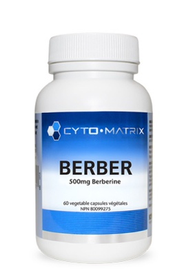 加拿大CytoMatrix Berber广谱胰岛素抵抗500mg 小檗碱97%胶囊60粒