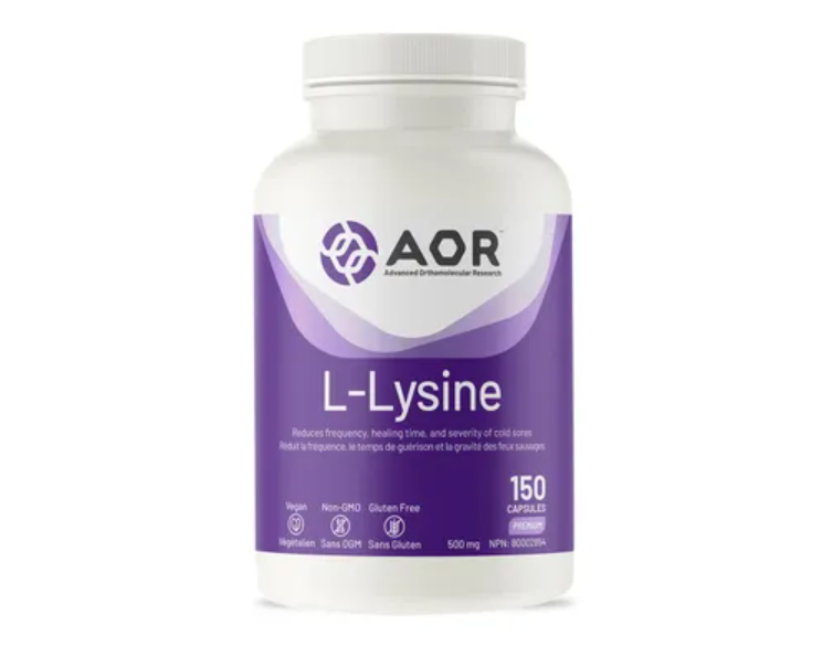 加拿大 直邮 AOR L-LYSINE 赖氨酸 成长发育支持 500mg