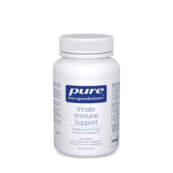 直邮加Pure Innate Immune Support黄芪蘑菇草本免疫增强胶囊60粒