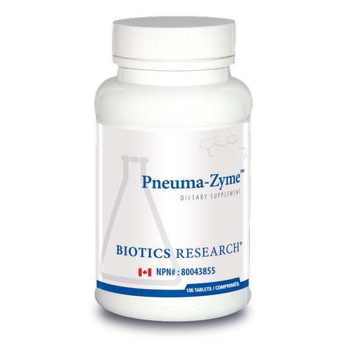 加拿大直邮 Biotics Research  Pneuma-Zyme 110 Tab